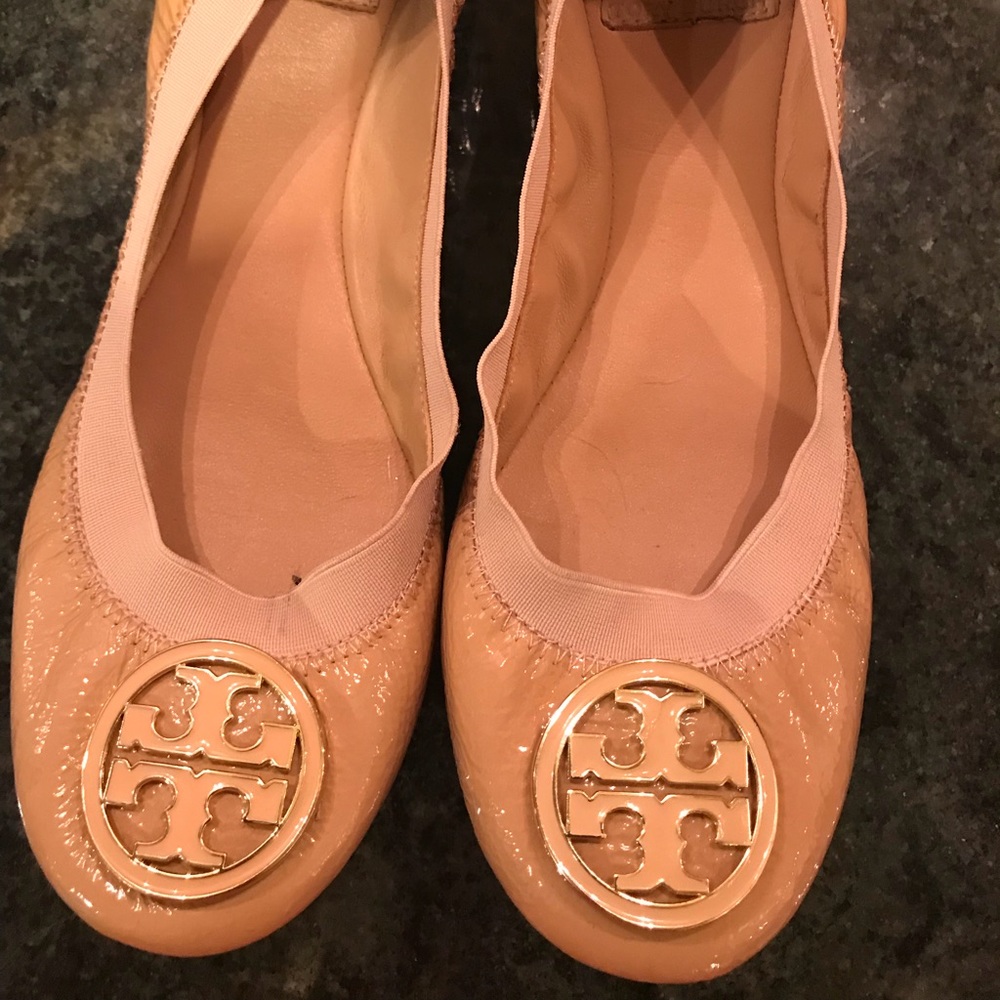 Tory Burch Caroline elastic ballet flats sz 8.5